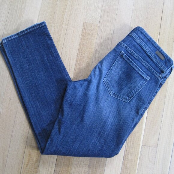 Kut from the Kloth Cameron Straight Leg Jeans Size 10 Medium Wash Denim Cotton - Picture 6 of 9